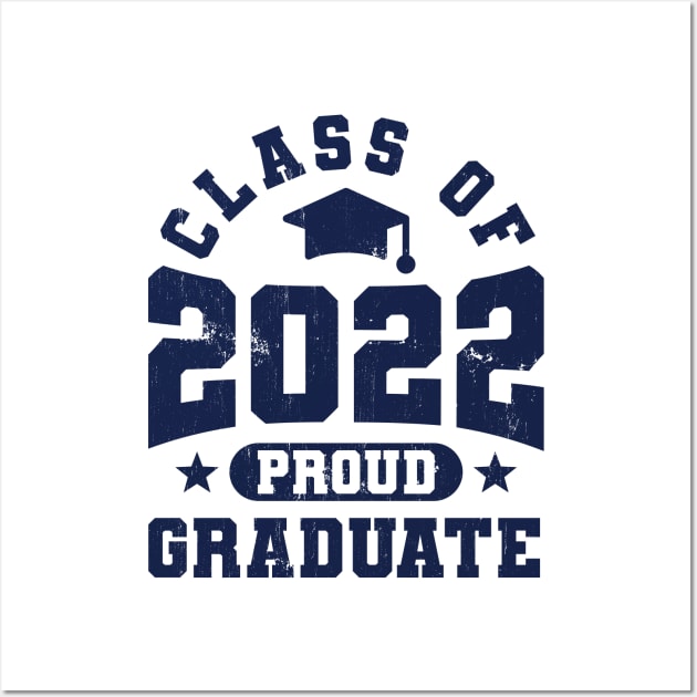 Class of 2022 - Blue Version Wall Art by Sachpica